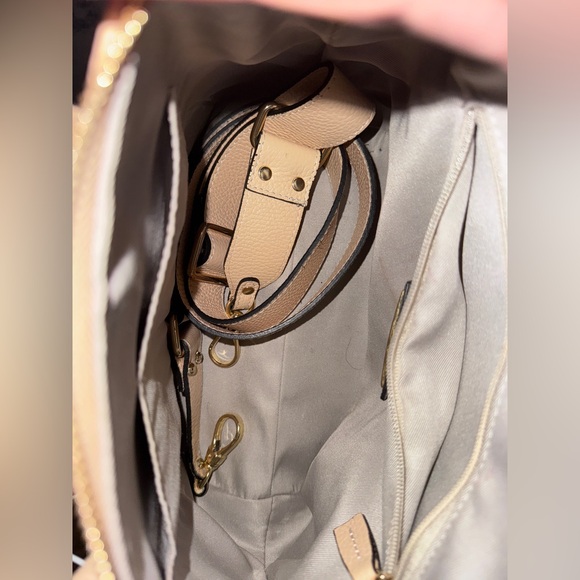 Valentino Beige Leather Handbag - Picture 2 of 7